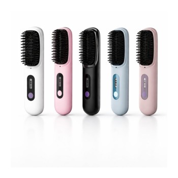 Cepillo Plancha De Cabello Digital Inalámbrico