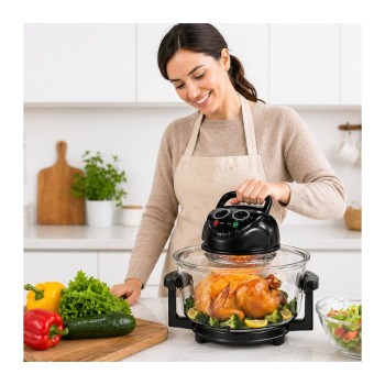 Horno Air Fryer De Vidrio 8 En 1