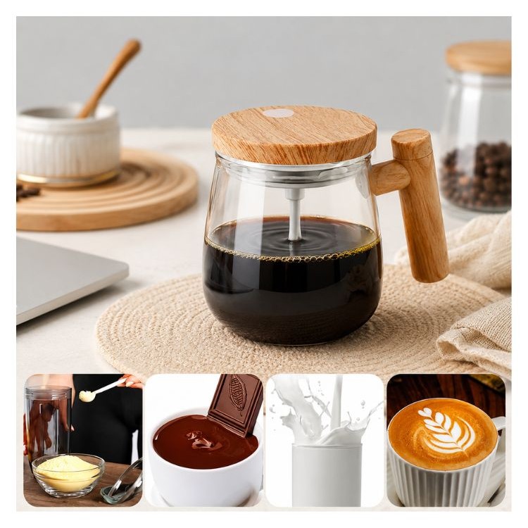 Taza Mezclador Electrico 400ml