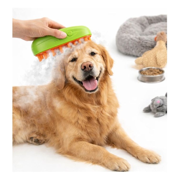 Cepillo De Mascota Con Vapor