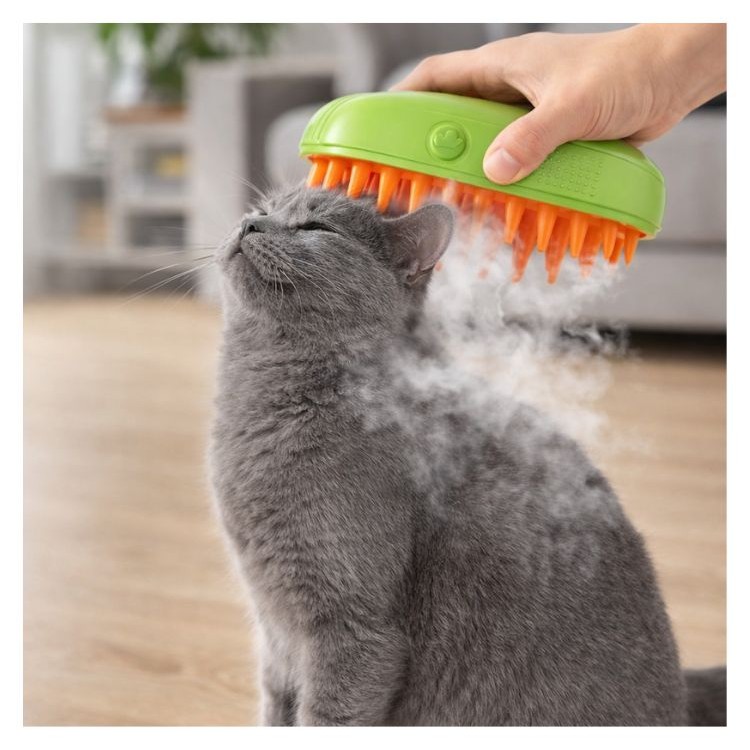 Cepillo De Mascota Con Vapor