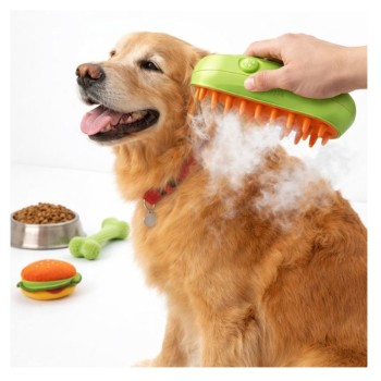 Cepillo De Mascota Con Vapor