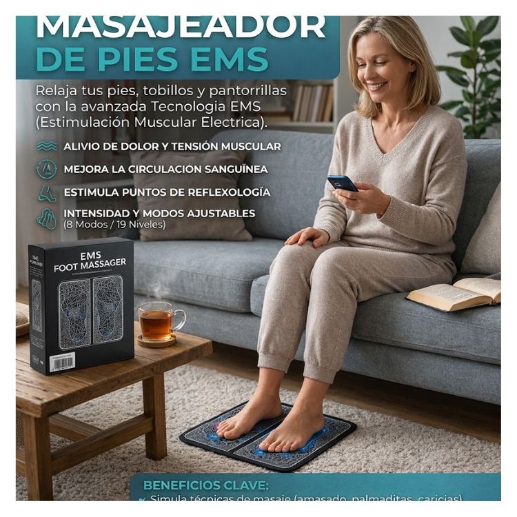 Tapete Masajeador De Pies Ems